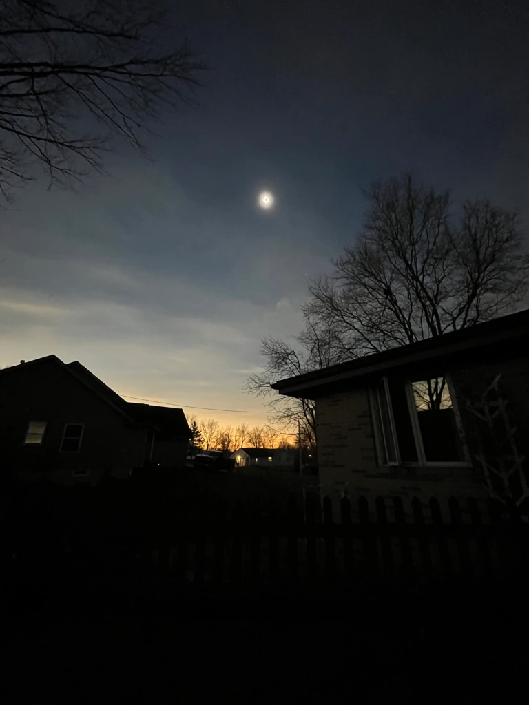 Solar Eclipse, Ravenna, Ohio